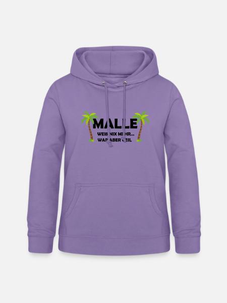Mallorca - Frauen Hoodie - Lavendel