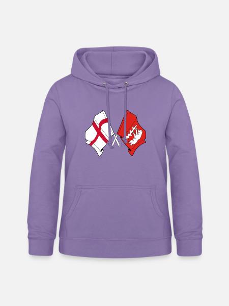 Warwickshire & England - Frauen Hoodie - Lavendel