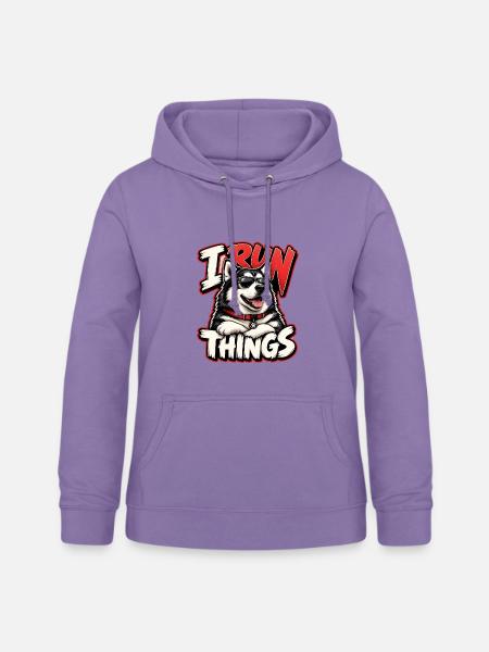 Alaskan Malamute - Frauen Hoodie - Lavendel