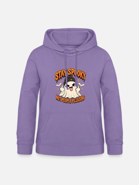 Stay Spooky – Frecher Halloween Geist - Frauen Hoodie - Lavendel