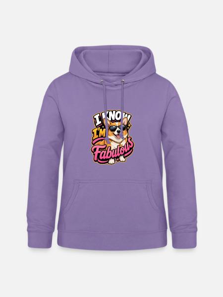 Pembrokenwelshcorgi - Frauen Hoodie - Lavendel