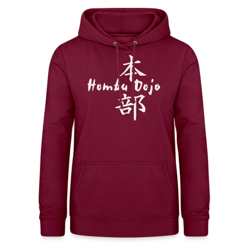 HombuDojo logo wt trans hr - Women's Hoodie