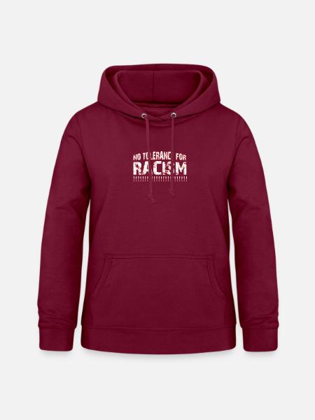 Antifa - Frauen Hoodie - Bordeaux