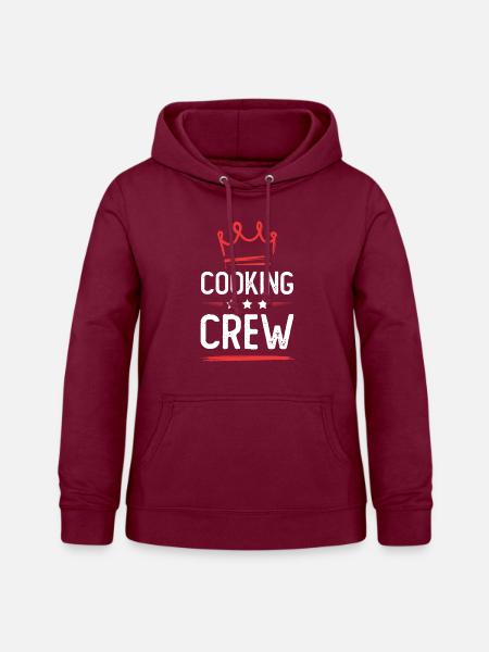 Cooking Crew - Frauen Hoodie - Bordeaux