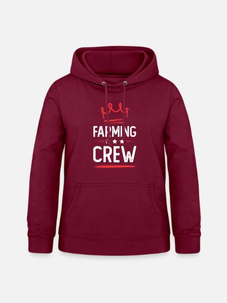 Farming Crew - Frauen Hoodie - Bordeaux