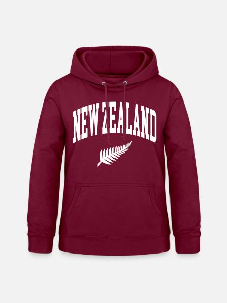 Neuseeland - Frauen Hoodie - Bordeaux