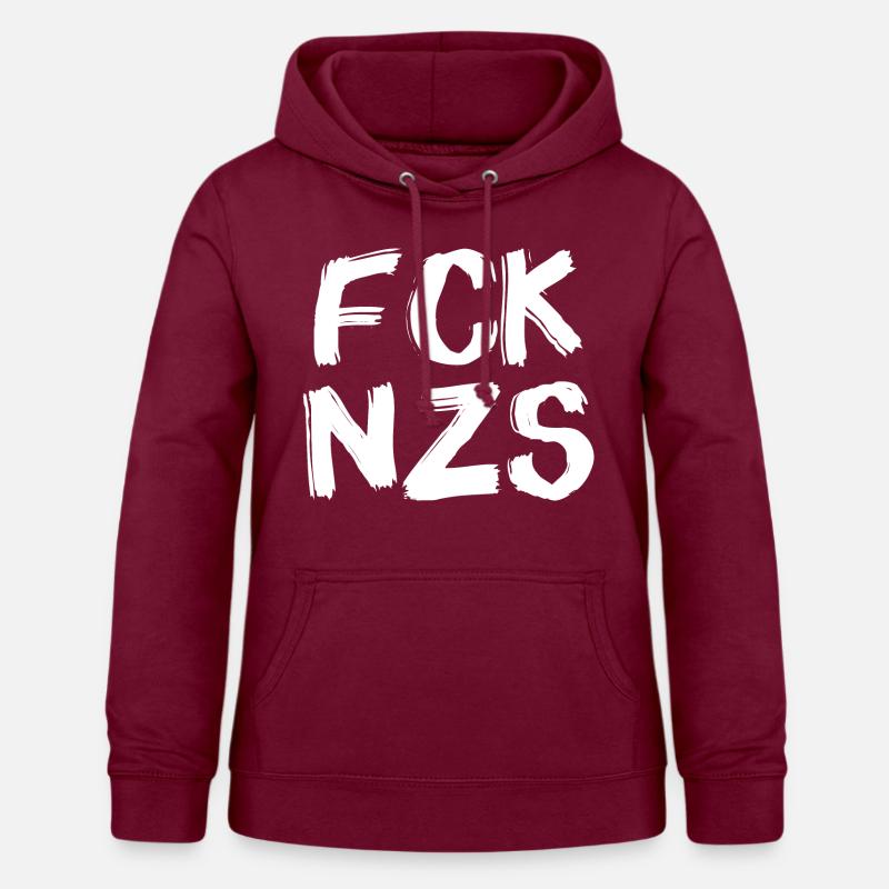 FCK NZS W24 - Sweat à capuche Femme - bordeaux