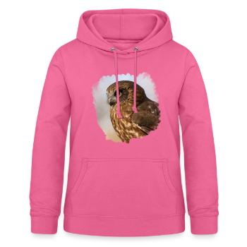 Kauz Design - Frauen Hoodie - Pink - Vorne - AI Model Female 172 light (172cm)