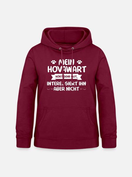 Hovawart - Frauen Hoodie - Bordeaux