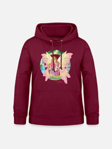 Schleich bayala Feya mit Bouquet - Frauen Hoodie - Bordeaux