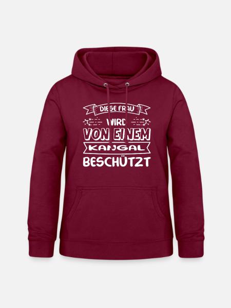 Kangal Frau - Kangal - Frauen Hoodie - Bordeaux