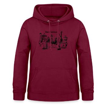 Moin East Frisia - Sweat à capuche Femme - bordeaux - Devant - AI Model Female 172 light (172cm)
