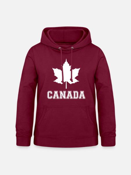 Kanada - Frauen Hoodie - Bordeaux