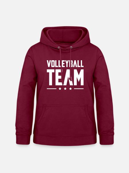 Volleyball Team - Frauen Hoodie - Bordeaux