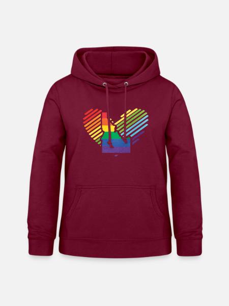 Stolz LGBT Idaho - Frauen Hoodie - Bordeaux