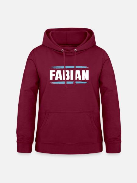 Fabian - Frauen Hoodie - Bordeaux