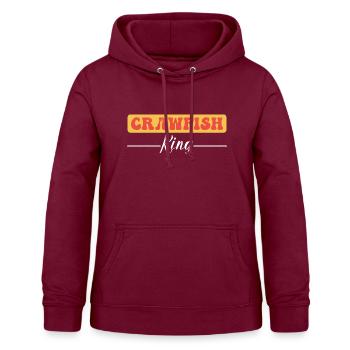 Langusten Languste - Frauen Hoodie - Bordeaux - Vorne - AI Model Female 172 light (172cm)