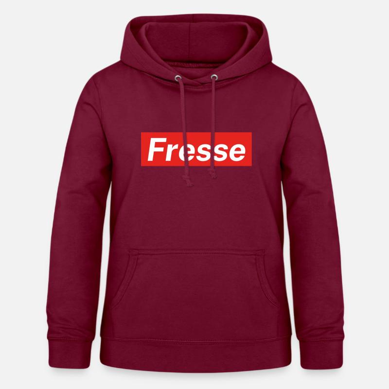 C’est la gueule - Sweat à capuche Femme - bordeaux