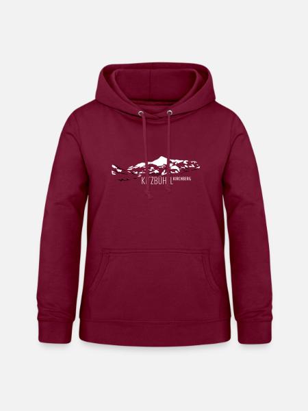 Kirchberg Kitzbühel - Frauen Hoodie - Bordeaux