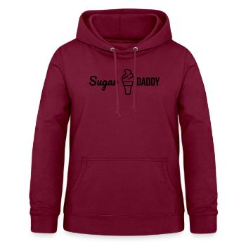 sugardaddy - Women's Hoodie - bordeaux - Front - AI Model Female 172 light (172cm)