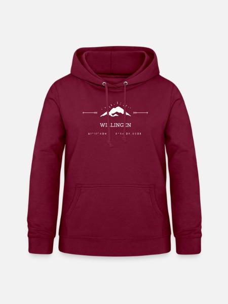 Willingen - Frauen Hoodie - Bordeaux