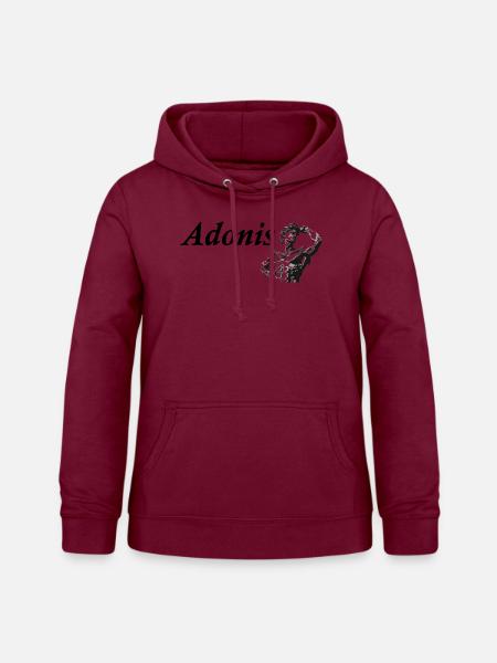 Adonis - Frauen Hoodie - Bordeaux