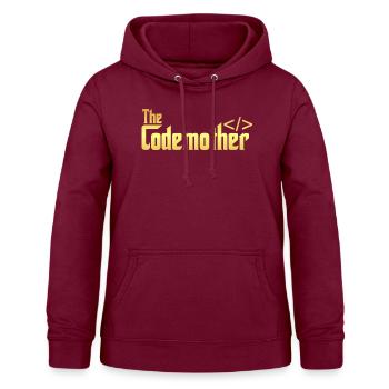 The Codemother - Frauen Hoodie - Bordeaux - Vorne - AI Model Female 172 light (172cm)