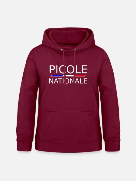 12. Nationale 1. - Frauen Hoodie - Bordeaux