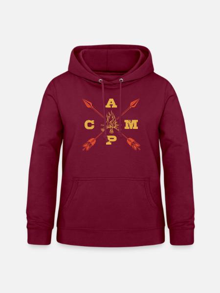Camp Cross - Frauen Hoodie - Bordeaux