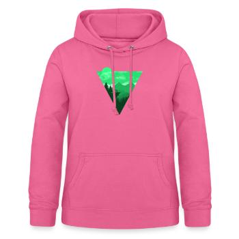 Camping Shirt I Outdoor Nature Travel Backpacker - Women's Hoodie - pink - Front - AI Model Female 172 light (172cm)