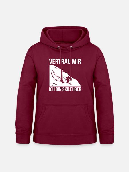 Skilehrer - Frauen Hoodie - Bordeaux