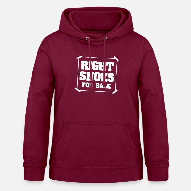 Bonnes chaussures à vendre Amputation de jambe amputée - Sweat à capuche Femme - bordeaux
