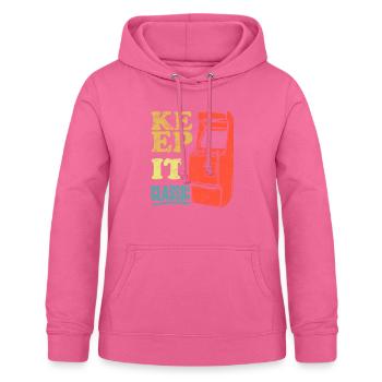 Keep It Classic - Retro 90er Arcade-Spiele - Frauen Hoodie - Pink - Vorne - AI Model Female 172 light (172cm)