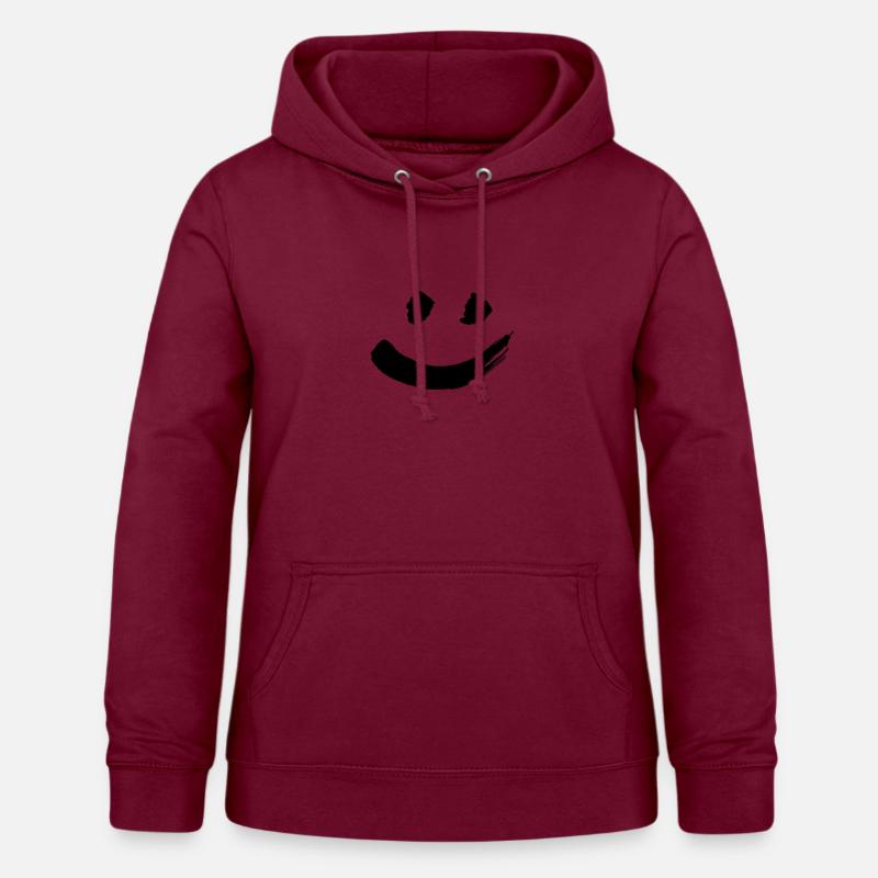 Smile - Women's Hoodie - bordeaux