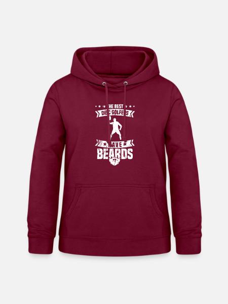 Frisbee Golf - Frauen Hoodie - Bordeaux