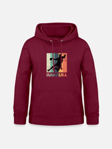 handball - Frauen Hoodie - Bordeaux