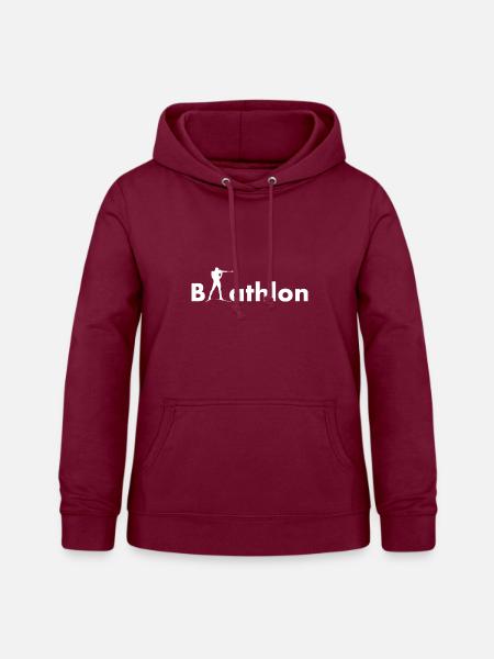 Biathlon - Frauen Hoodie - Bordeaux