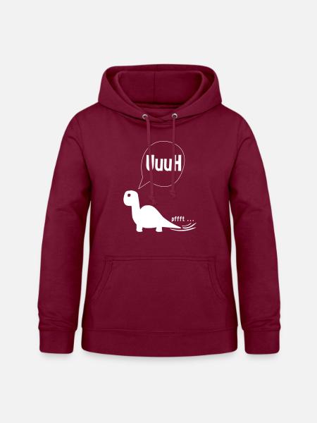 Dino Pups - Frauen Hoodie - Bordeaux