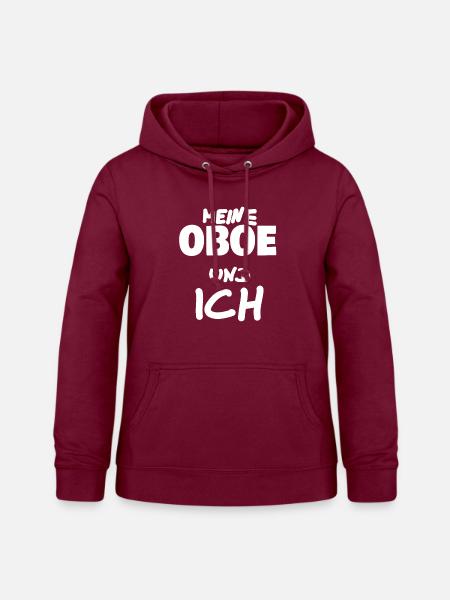 Oboe - Frauen Hoodie - Bordeaux