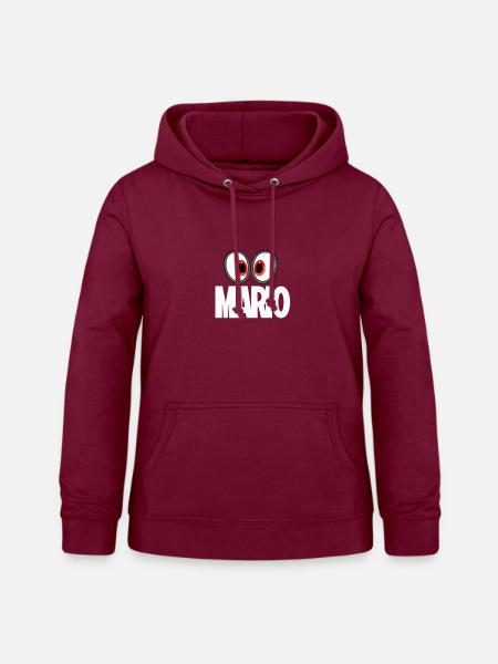 MARIO - Frauen Hoodie - Bordeaux