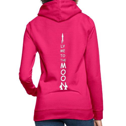 Fly me to the moon (MS paint version) - Vrouwen hoodie