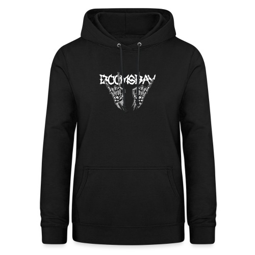 Doomsday logo white - Luvtröja dam