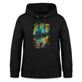Galaxy Nebula NGC 5189 Galaxie Nebel Nerd Astro - Frauen Hoodie - Schwarz - Vorne - AI Model Female 172 light (172cm)