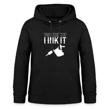 Ich tinte es Künstlerische Person Gift - Frauen Hoodie - Schwarz - Vorne - AI Model Female 172 light (172cm)