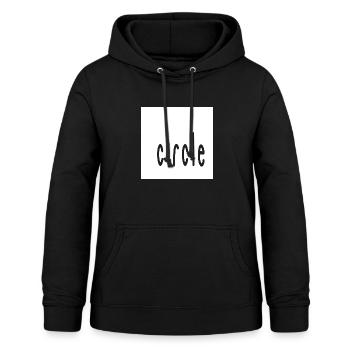 Circle Quadrat - Frauen Hoodie - Schwarz - Vorne - AI Model Female 172 light (172cm)