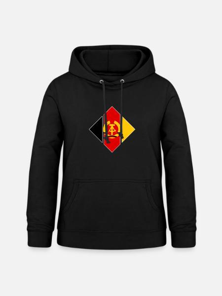 Abzeichen Luftstreitkräfte der NVA - Frauen Hoodie - Schwarz