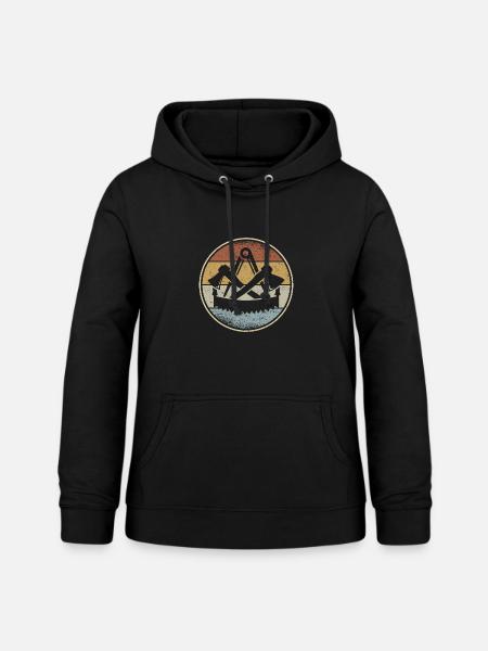 Zimmerer Zunftzeichen Zimmermann Handwerk Zunft - Frauen Hoodie - Schwarz