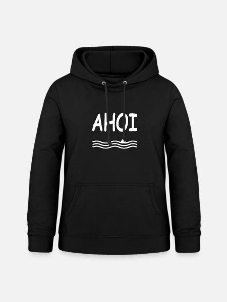 Ahoi - Frauen Hoodie - Schwarz