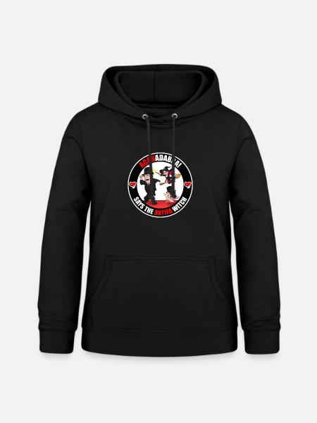 Die Antifa-Hexe – Reich - Frauen Hoodie - Schwarz