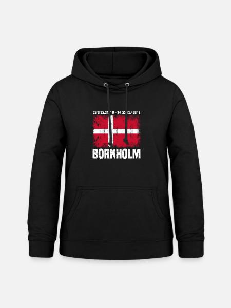 Inseltrip Bornholm - Frauen Hoodie - Schwarz